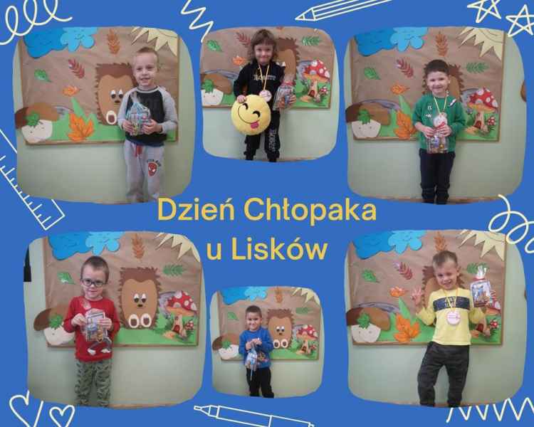 chłopcy z upominkami