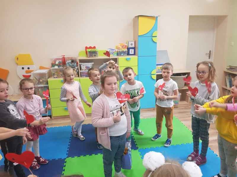 Walentynki w grupie niedźwiadki