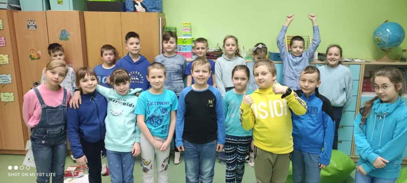 klasa 3a na niebiesko
