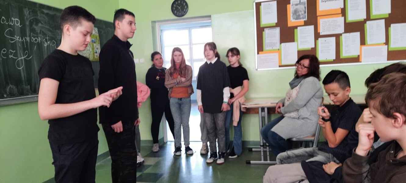 prezentacja projektu w klasie 8