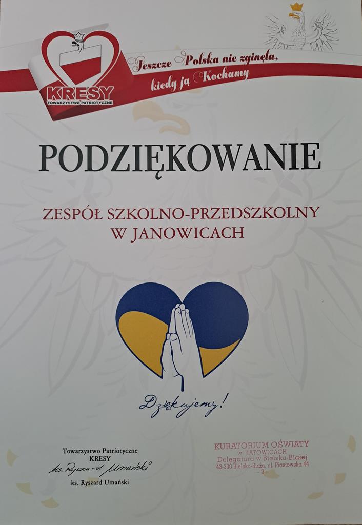 podziekowanie kresy copy